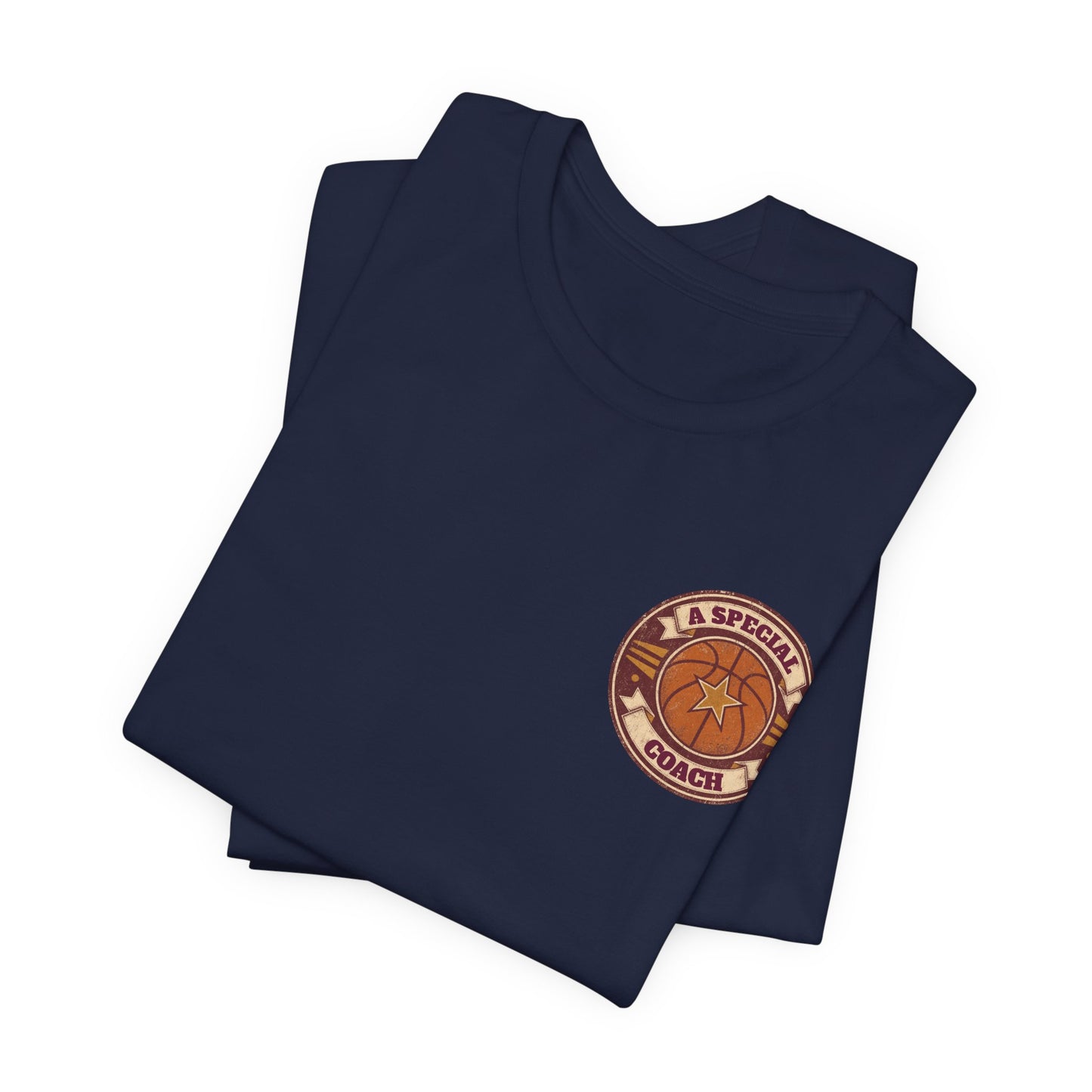 A Special Coach Basketball T-Shirt | Vintage Badge Tee | Perfect Coach Gift