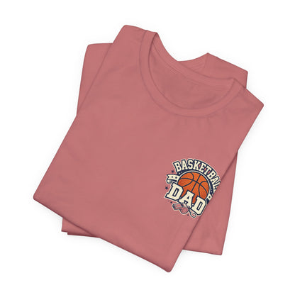 Basketball Dad Vintage T-Shirt | Coach Tee with Ball Graphic | Perfect Dad Gift