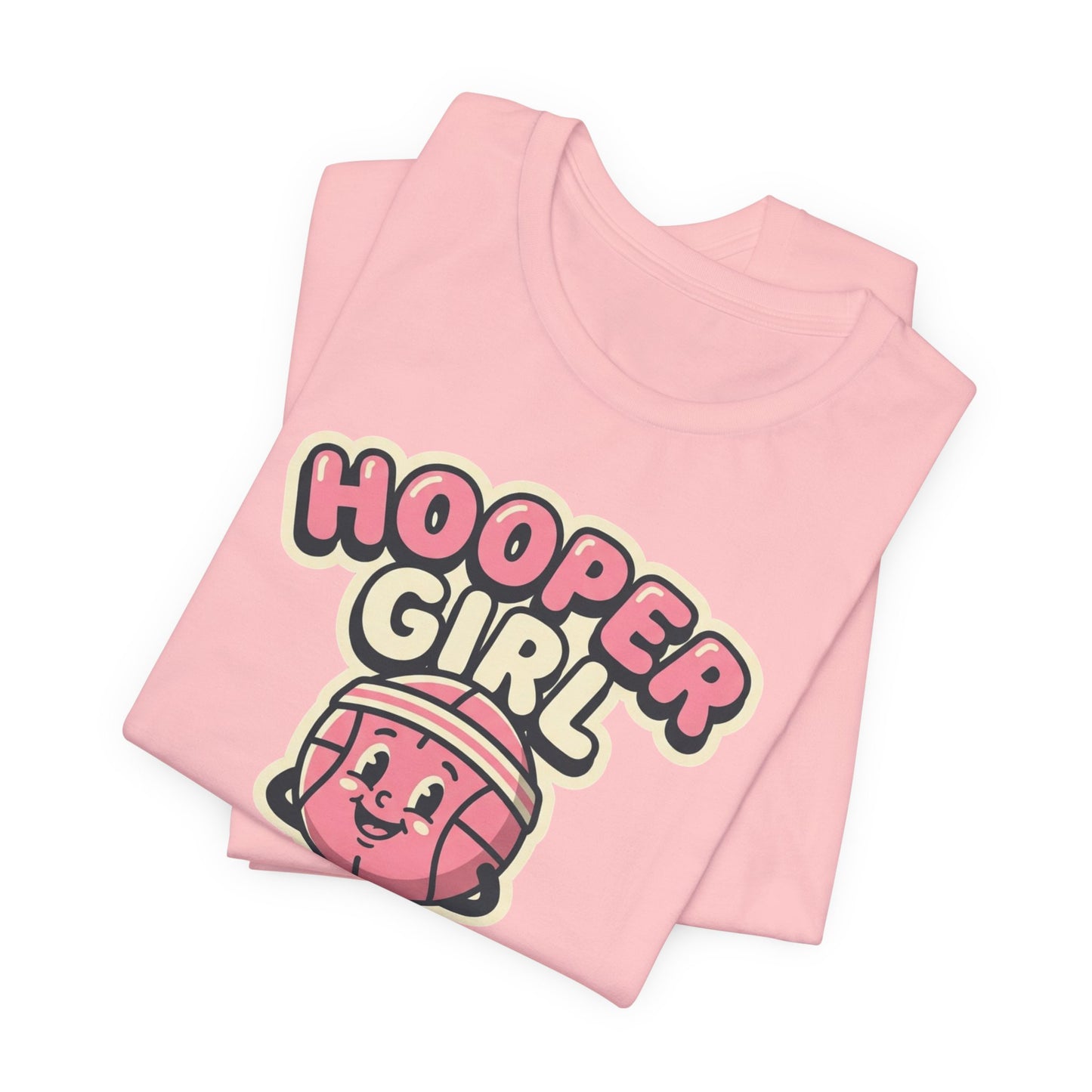 Hooper Girl Basketball T-Shirt | Retro Cartoon Tee | Perfect Gift for Female Players