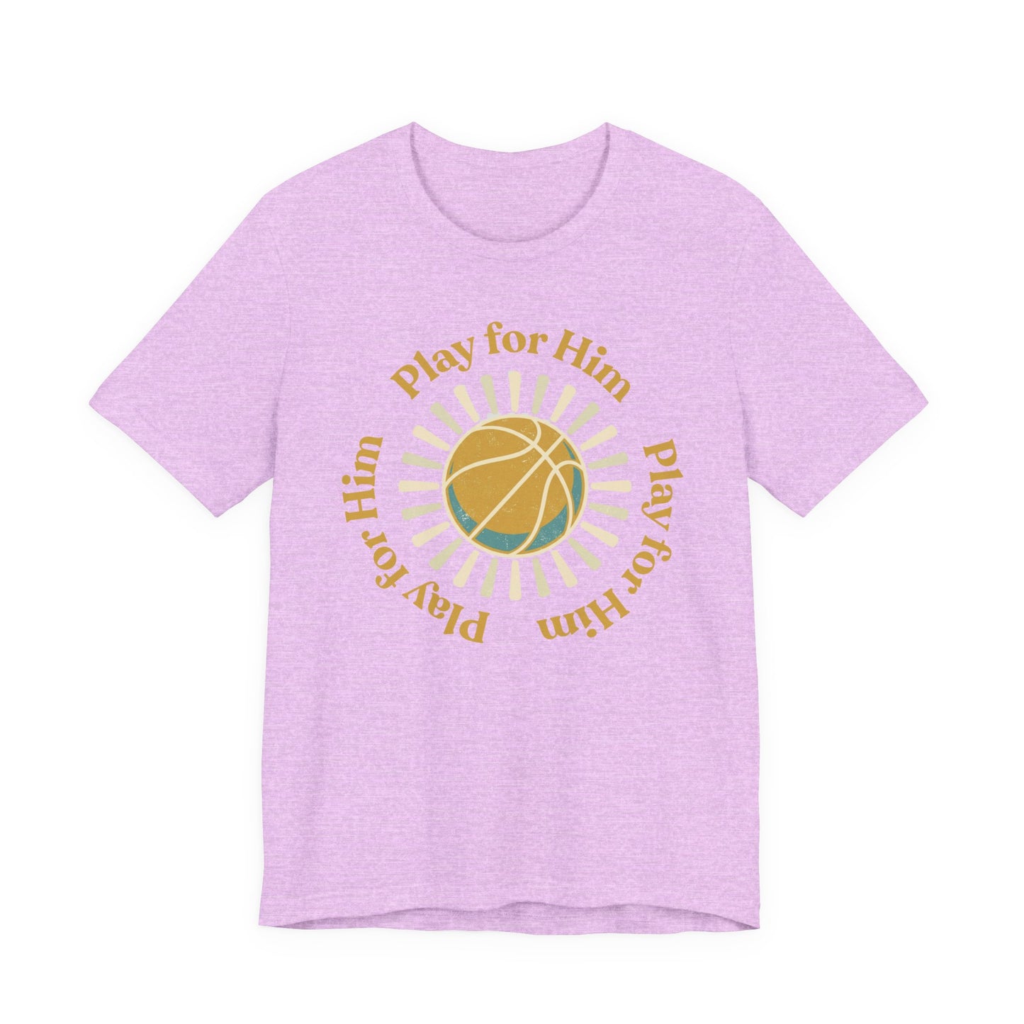 Play for Him Basketball T-Shirt | Faith-Inspired Hooper Tee | Perfect Gift