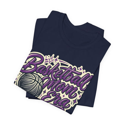 Basketball Mom Era T-Shirt | Purple Retro Tee | Perfect Gift for Basketball Moms