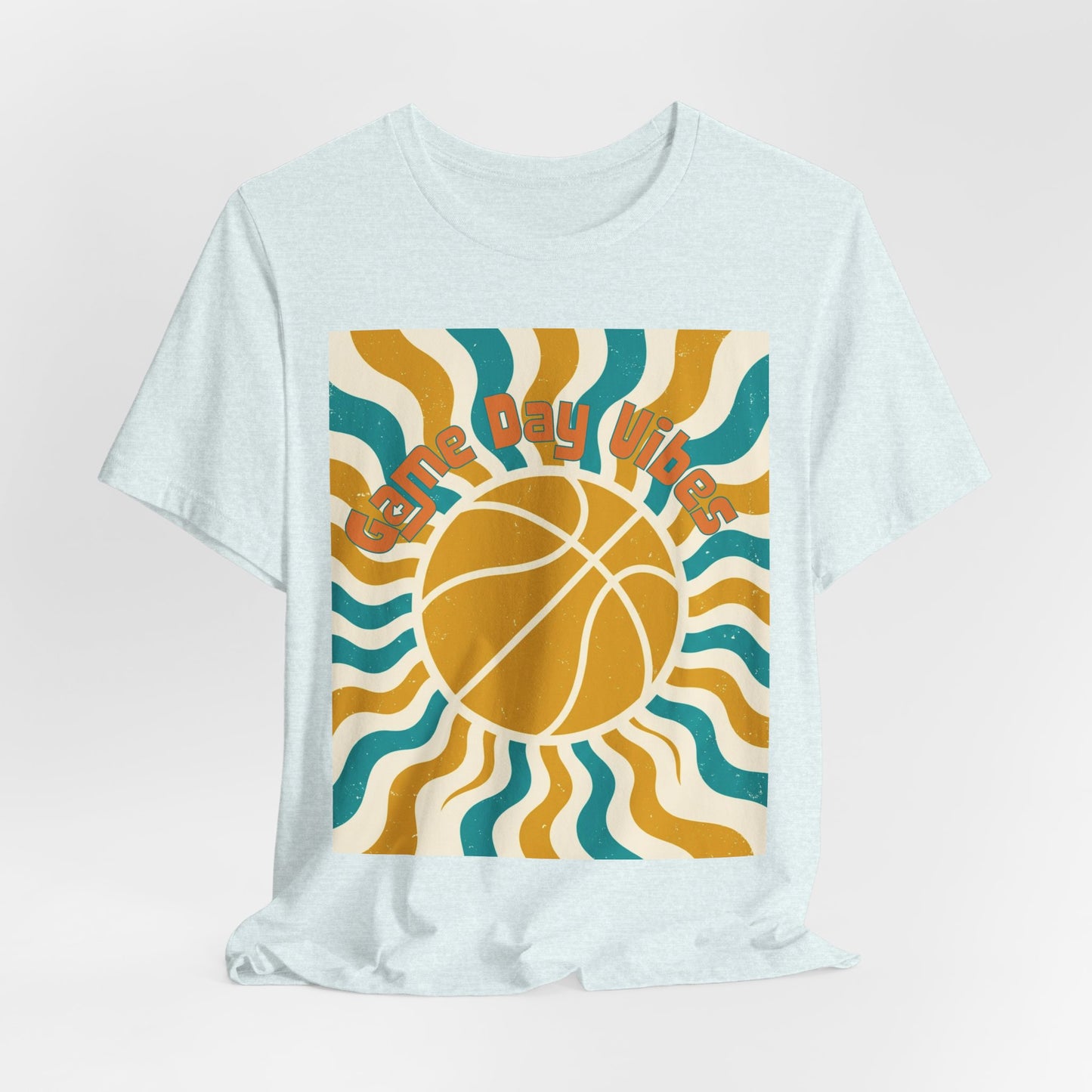 Game Day Vibes Basketball T-Shirt | Retro Hoops Tee | Perfektes Geschenk für Baller