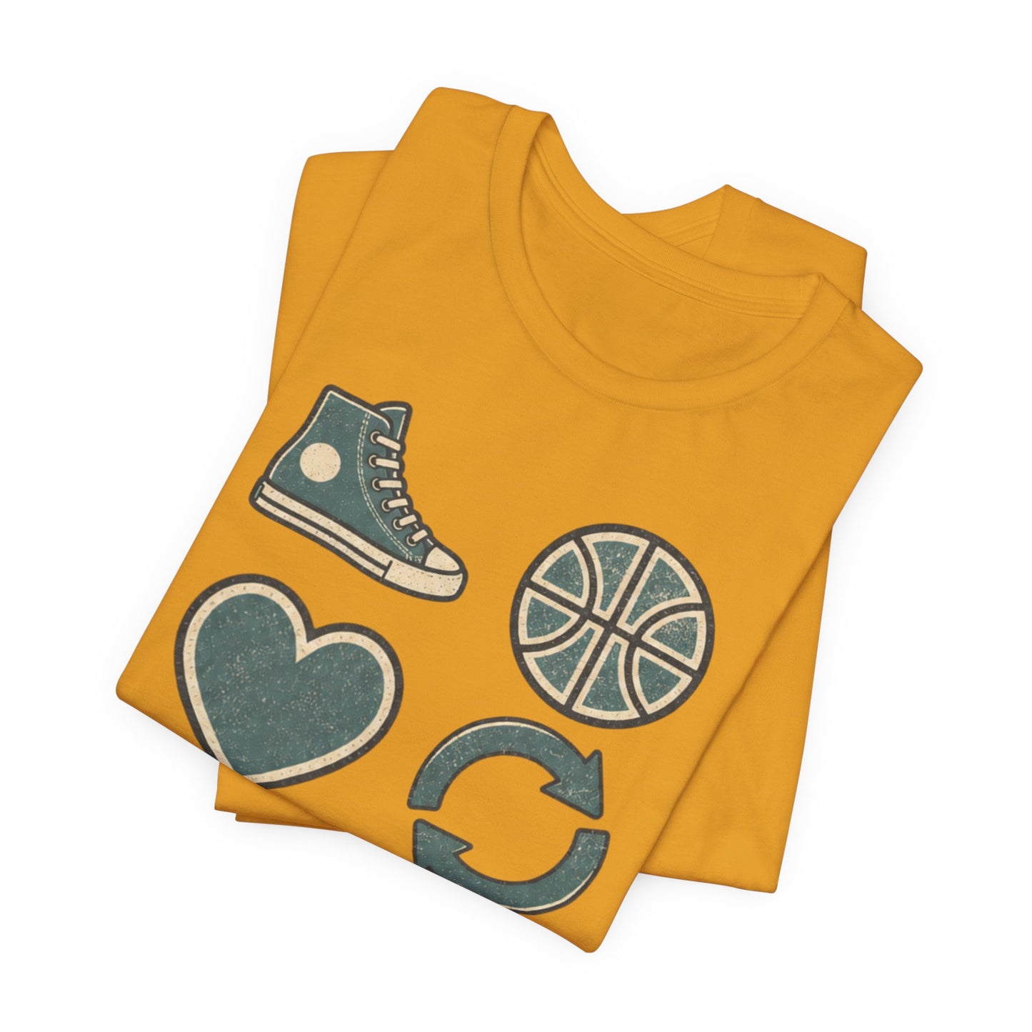 Live Hoop Repeat Basketball T-Shirt | Vintage Hooper Tee | Perfect Gift for Court Players