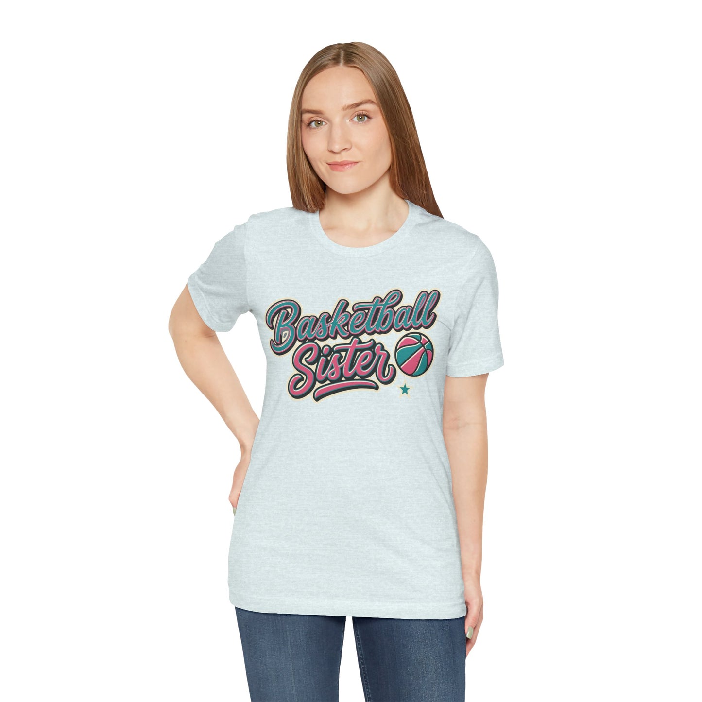 Basketball Sister Retro T-Shirt | Hooperin Tee | Perfektes Geschenk