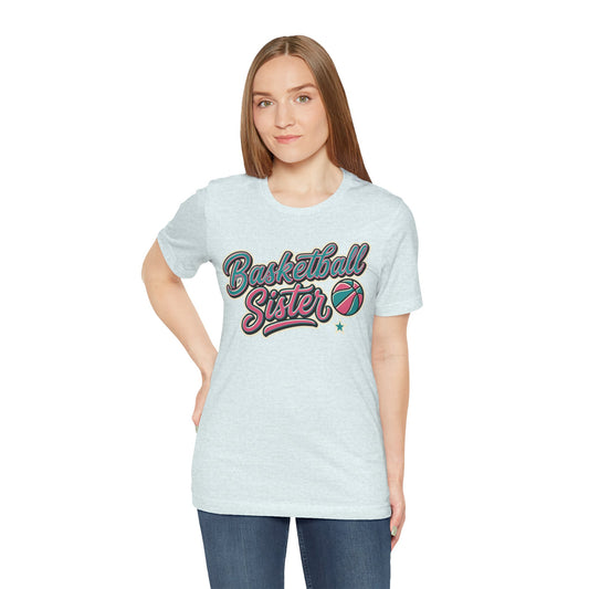 Basketball Sister Retro T-Shirt | Hooperin Tee | Perfektes Geschenk
