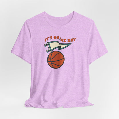 It's Gameday Basketball T-Shirt | Pennant Flag Tee | Perfect Gift for Hoopers
