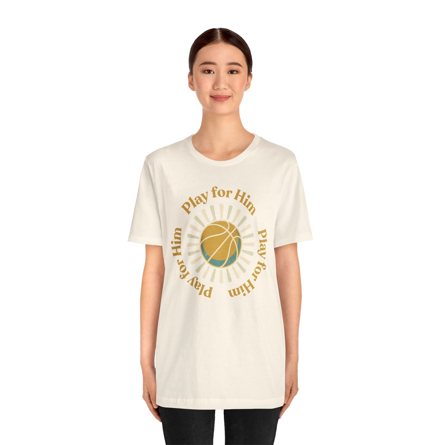 Play for Him Basketball T-Shirt | Faith-Inspired Hooper Tee | Perfect Gift