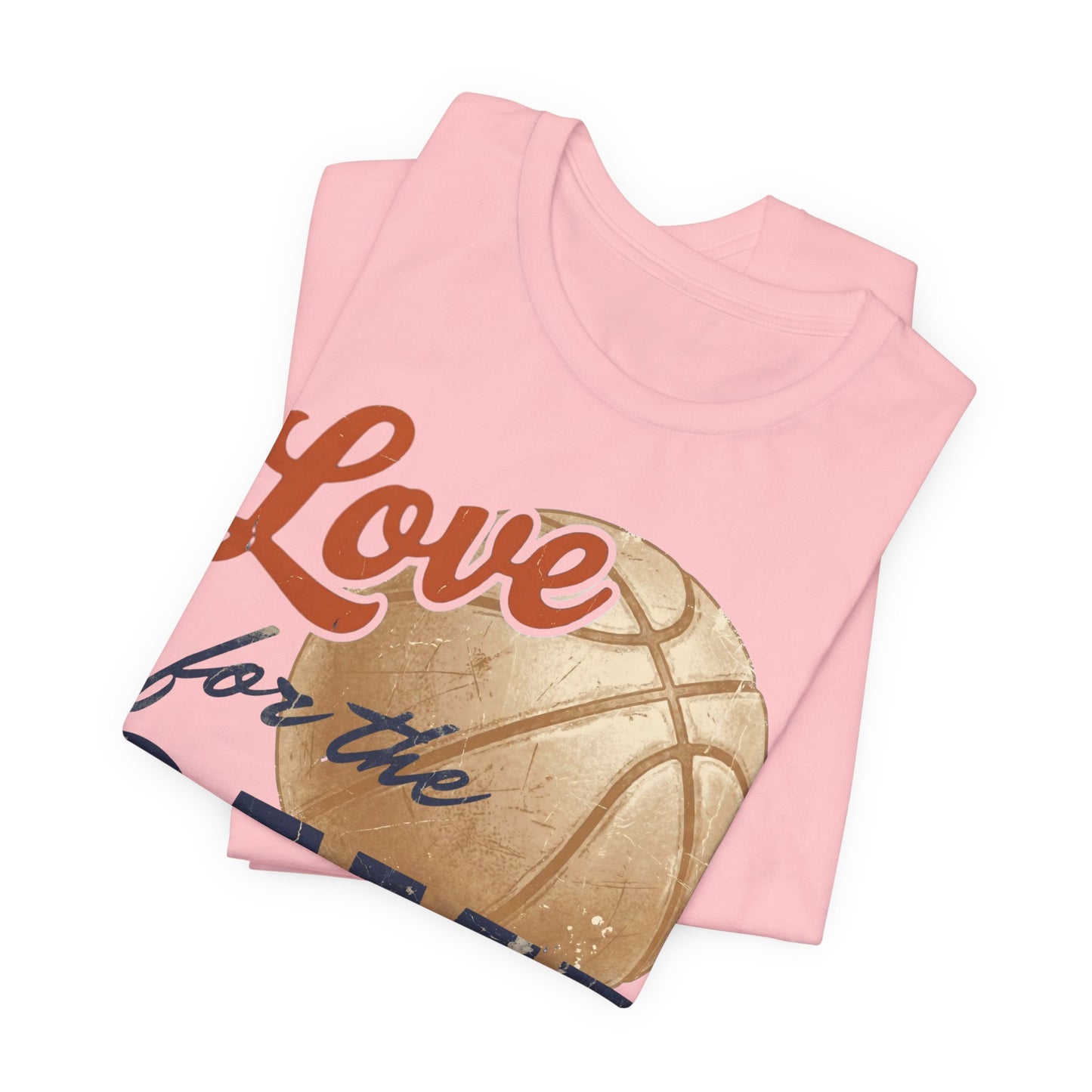 Vintage Basketball T-Shirt 'Love for the Game' | Retro Hoops Grafik-Tee | Geschenk für Basketball-Fans