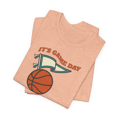 It's Gameday Basketball T-Shirt | Pennant Flag Tee | Perfect Gift for Hoopers