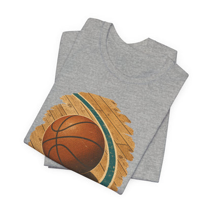 Hardwood Classic Basketball T-Shirt | Retro Court Tee | Vintage Hooper Gift