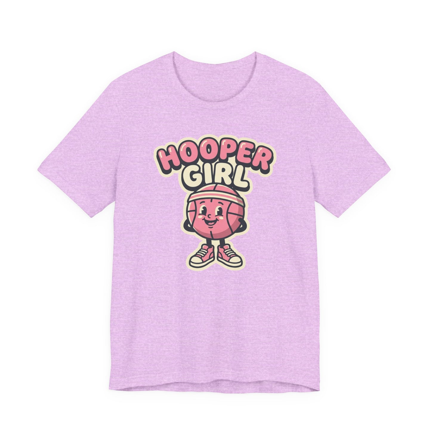 Hooper Girl Basketball T-Shirt | Retro Cartoon Tee | Perfect Gift for Female Players