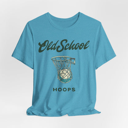 Old School Hoops Basketball T-Shirt | Retro Rim Tee | Perfect Gift for Ballers