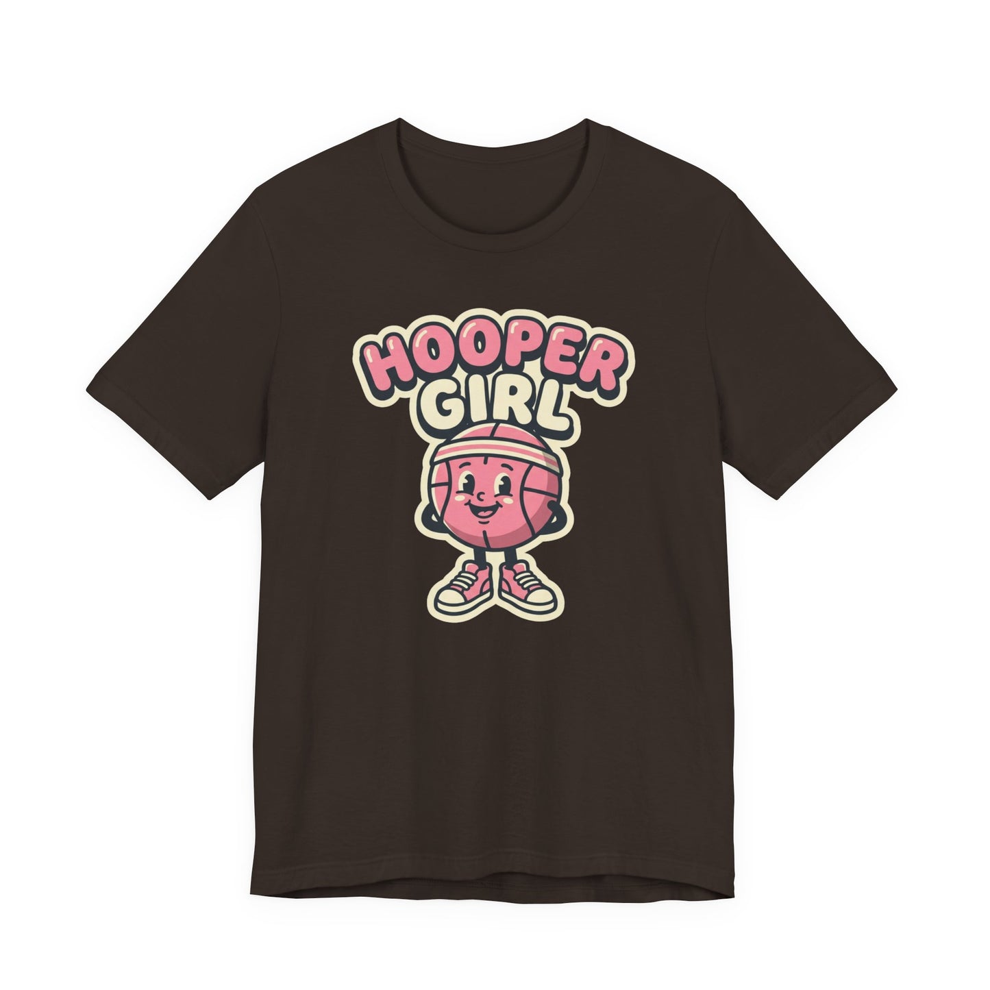 Hooper Girl Basketball T-Shirt | Retro Cartoon Tee | Perfect Gift for Female Players