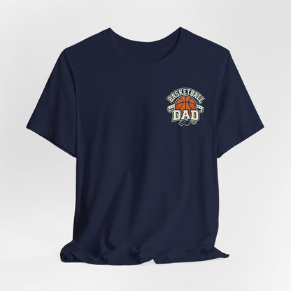 Basketball Dad Vintage T-Shirt | Coach Tee with Ball Graphic | Perfect Dad Gift