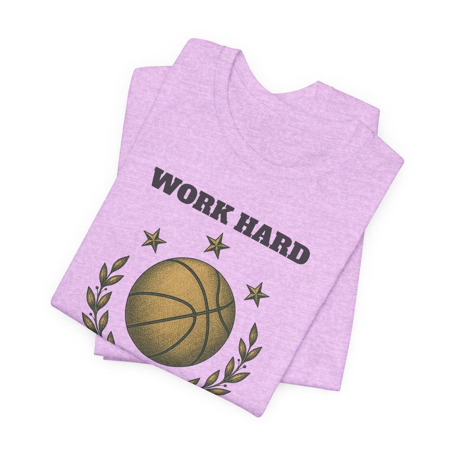 Work Hard Dream Big Basketball T-Shirt | Motivations-Hooper Tee | Perfektes Geschenk