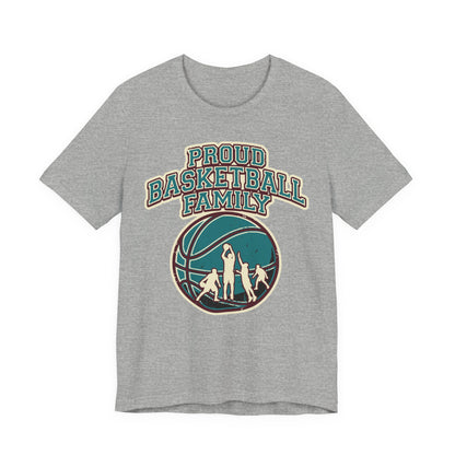 Proud Basketball Family T-Shirt | Vintage Hooper Tee | Perfect Gift for Players