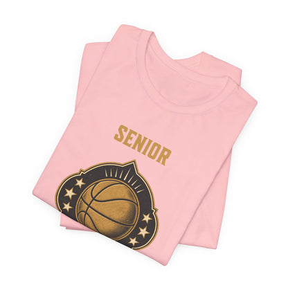 Senior Night Basketball T-Shirt | Gold & Black Hooper Tee | Perfect Gift
