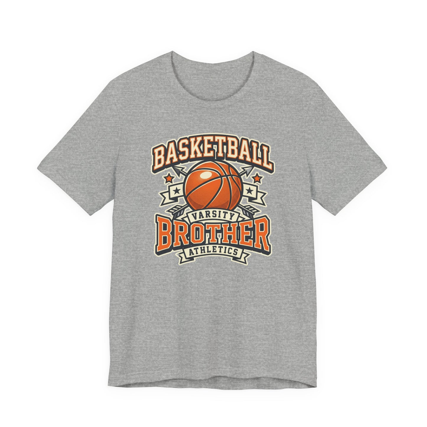 Basketball Varsity Brother Athletic T-Shirt | Familien Hooper Tee | Perfektes Geschenk