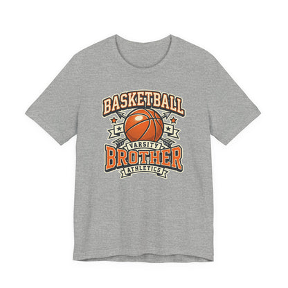 Basketball Varsity Brother Athletic T-Shirt | Family Hooper Tee | Perfect Gift for Players