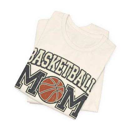 Basketball Mom Vintage Tee | Retro Ball Graphic T-Shirt | Perfect Gift for Hooper Parents