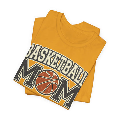 Basketball Mom Vintage Tee | Retro Ball Graphic T-Shirt | Perfect Gift for Hooper Parents