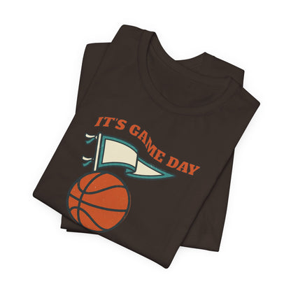 It's Gameday Basketball T-Shirt | Pennant Flag Tee | Perfect Gift for Hoopers