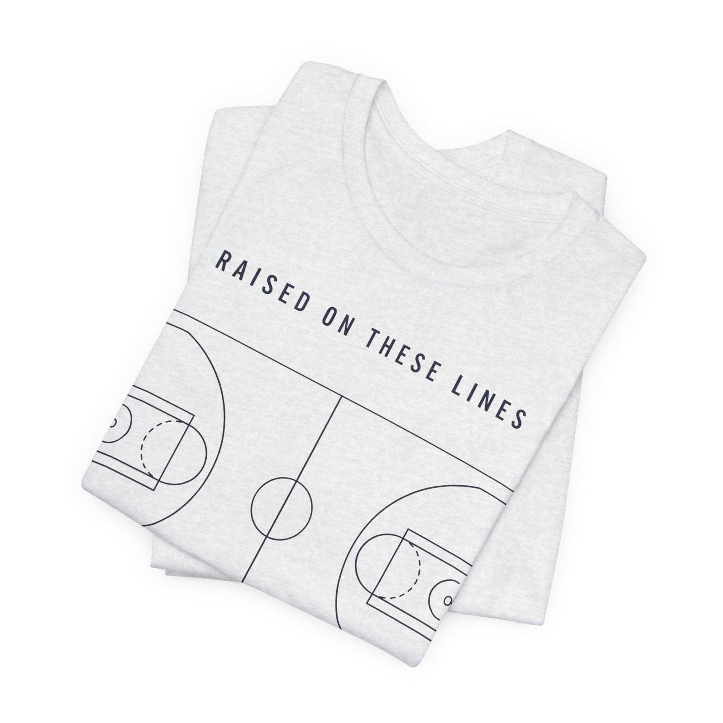 Home Court Basketball T-Shirt | Minimalistisches Basketballplatz-Shirt | Premium Hoops Streetwear