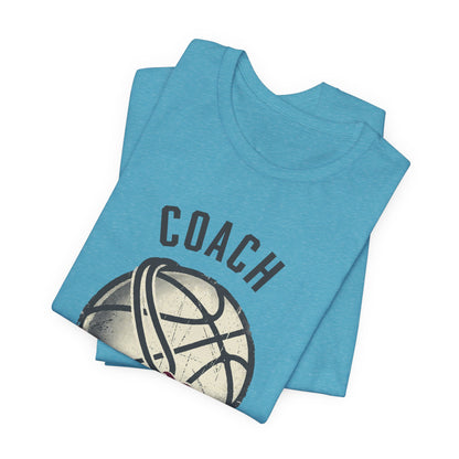 Coach Life Basketball T-Shirt | Whistle & Ball Tee | Perfect Gift for Coaches
