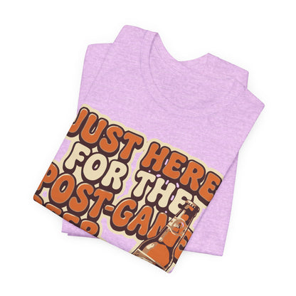 Just Here For Postgame Beer Basketball T-Shirt | Funny Hooper Tee | Perfect Gift