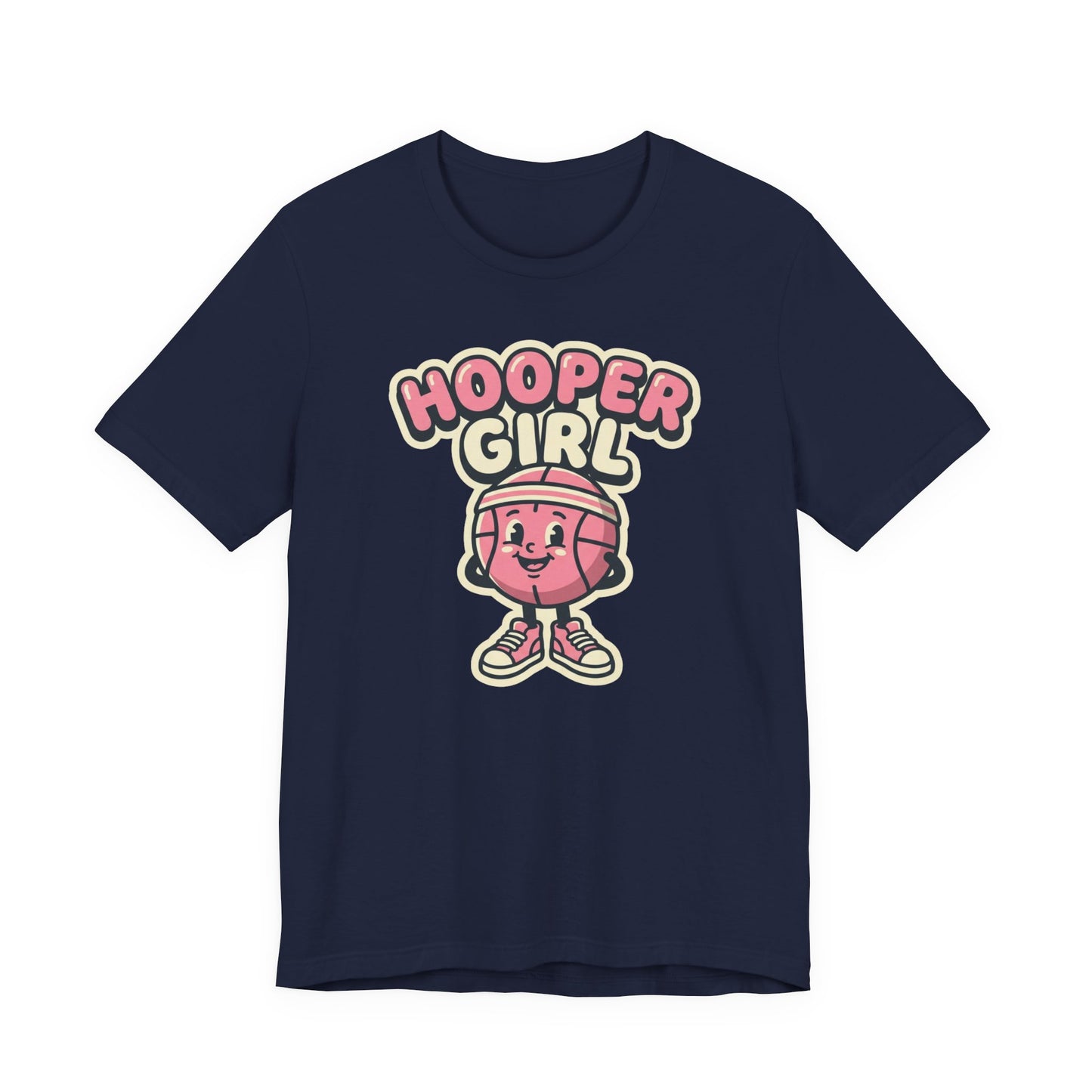 Hooper Girl Basketball T-Shirt | Retro Cartoon Tee | Perfect Gift for Female Players