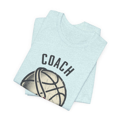 Coach Life Basketball T-Shirt | Whistle & Ball Tee | Perfect Gift for Coaches