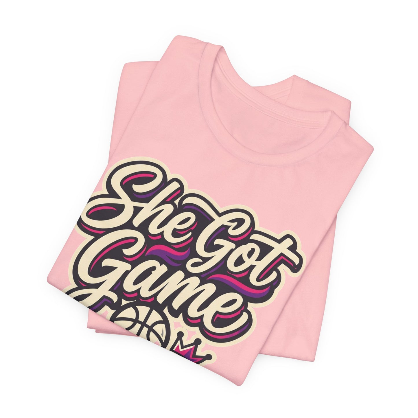 She Got Game Basketball T-Shirt | Women's Hoops Tee | Perfect Gift for Female Players