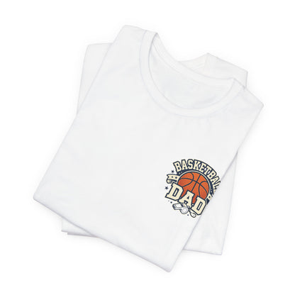 Basketball Dad Vintage T-Shirt | Coach Tee with Ball Graphic | Perfect Dad Gift
