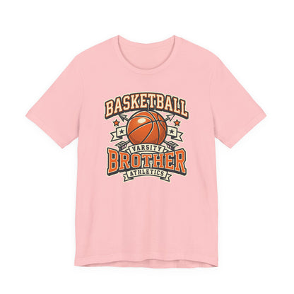 Basketball Varsity Brother Athletic T-Shirt | Family Hooper Tee | Perfect Gift for Players
