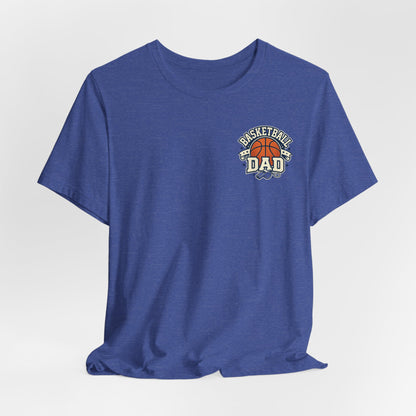 Basketball Dad Vintage T-Shirt | Coach Tee with Ball Graphic | Perfect Dad Gift