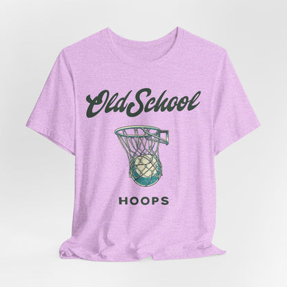 Old School Hoops Basketball T-Shirt | Retro Rim Tee | Perfect Gift for Ballers