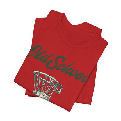 Old School Hoops Basketball T-Shirt | Retro Rim Tee | Perfect Gift for Ballers