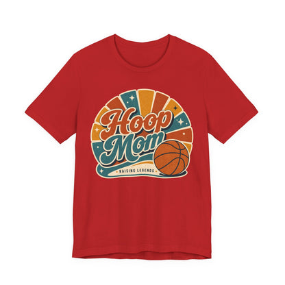 Hoop Mom Raising Legends Basketball T-Shirt | Retro Tee | Perfect Gift for Basketball Moms