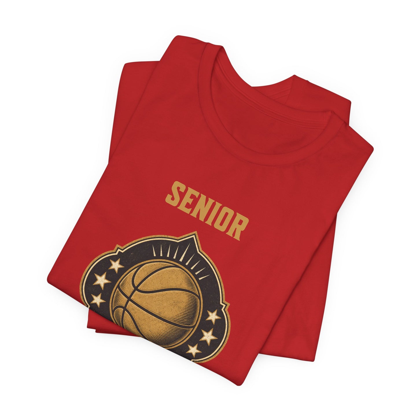 Senior Night Basketball T-Shirt | Gold & Black Hooper Tee | Perfect Gift