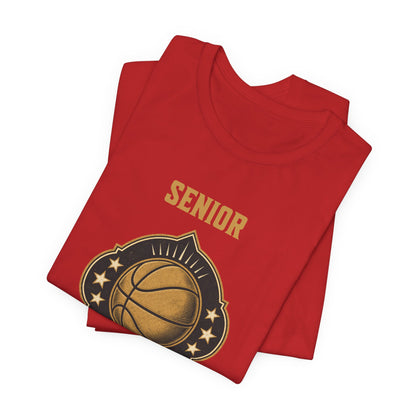Senior Night Basketball T-Shirt | Gold & Black Hooper Tee | Perfect Gift