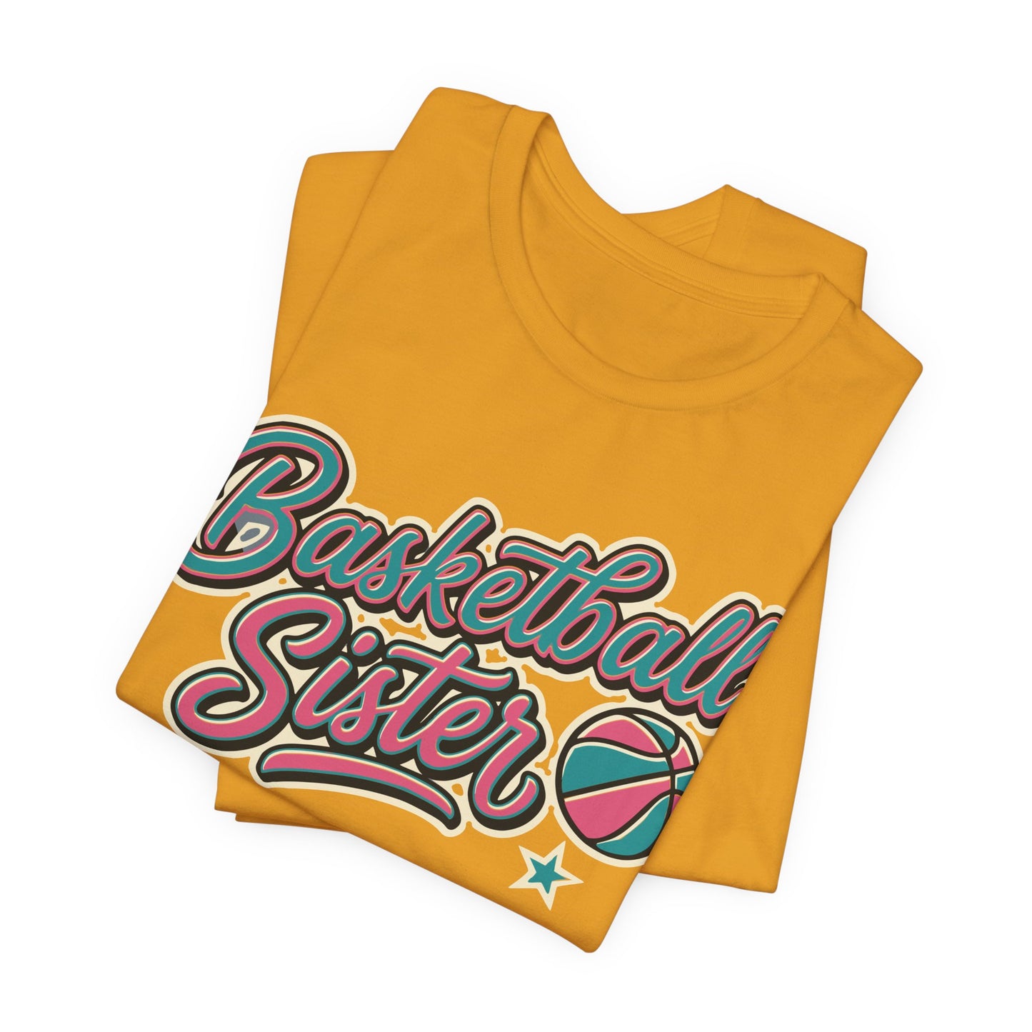 Basketball Sister Retro T-Shirt | Hooperin Tee | Perfektes Geschenk