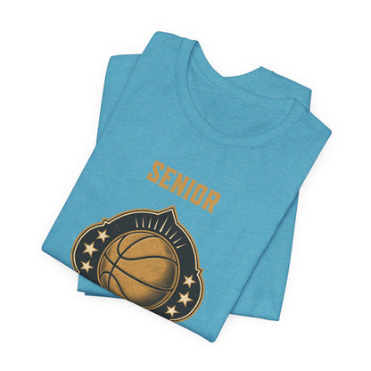 Senior Night Basketball T-Shirt | Gold & Black Hooper Tee | Perfect Gift