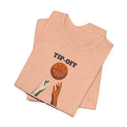 Tip-Off Time Basketball T-Shirt | Gameday Hands Tee | Perfect for Hoopers