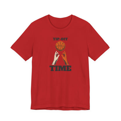 Tip-Off Time Basketball T-Shirt | Gameday Hands Tee | Perfect for Hoopers