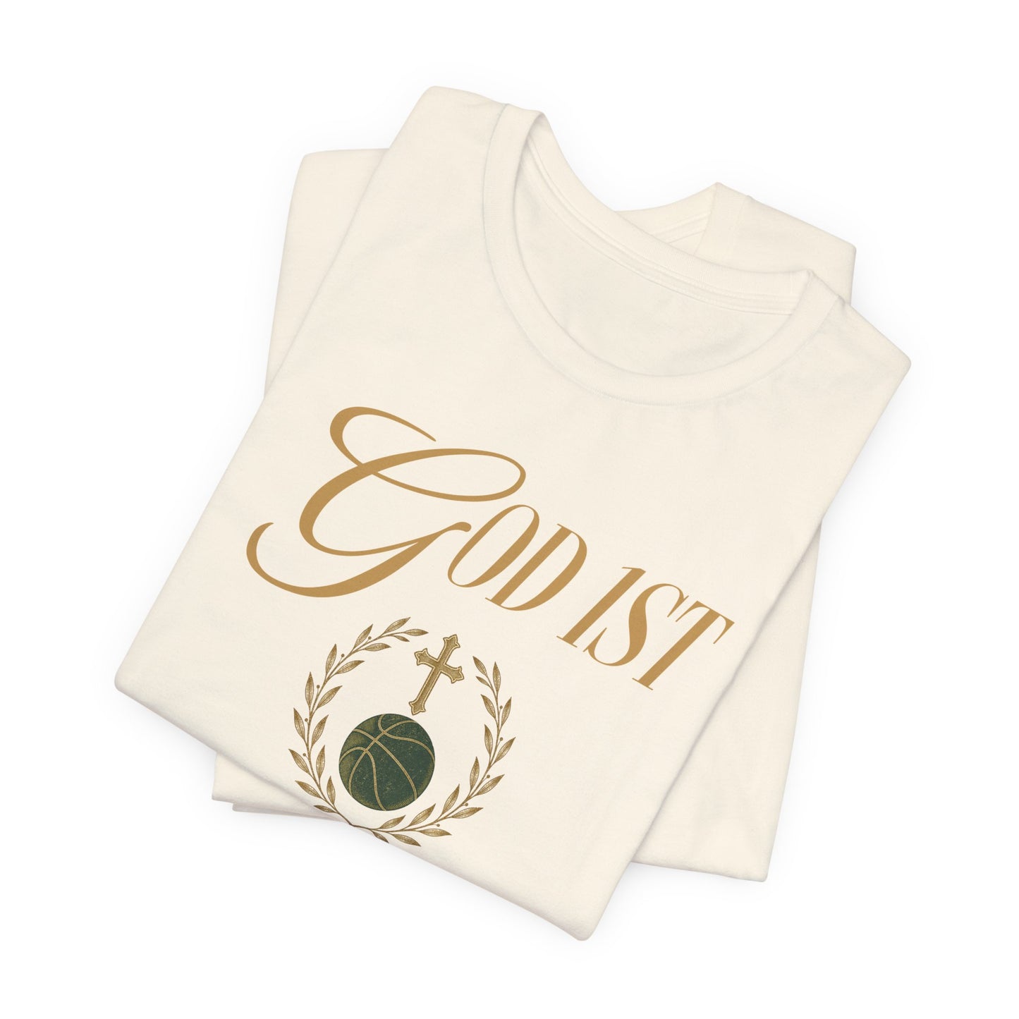 God First Ball 2nd Basketball T-Shirt | Glaube-Hooper Tee | Perfektes Geschenk