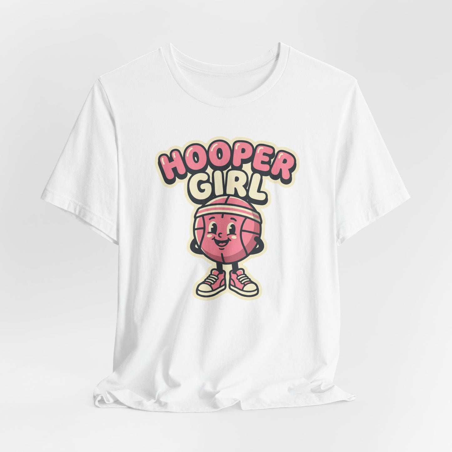 Hooper Girl Basketball T-Shirt | Retro Cartoon Tee | Perfect Gift for Female Players