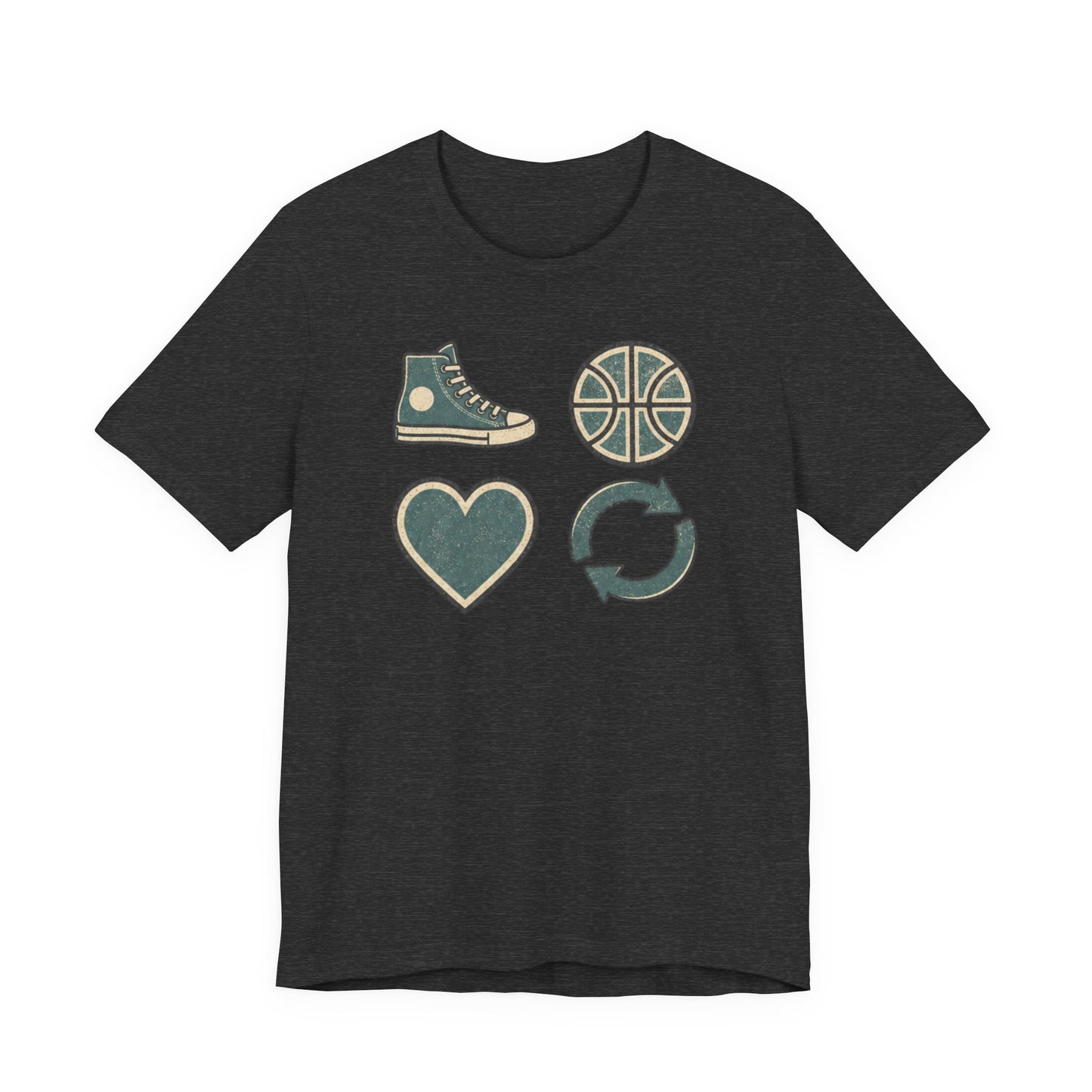 Live Hoop Repeat Basketball T-Shirt | Vintage Hooper Tee | Perfect Gift for Court Players