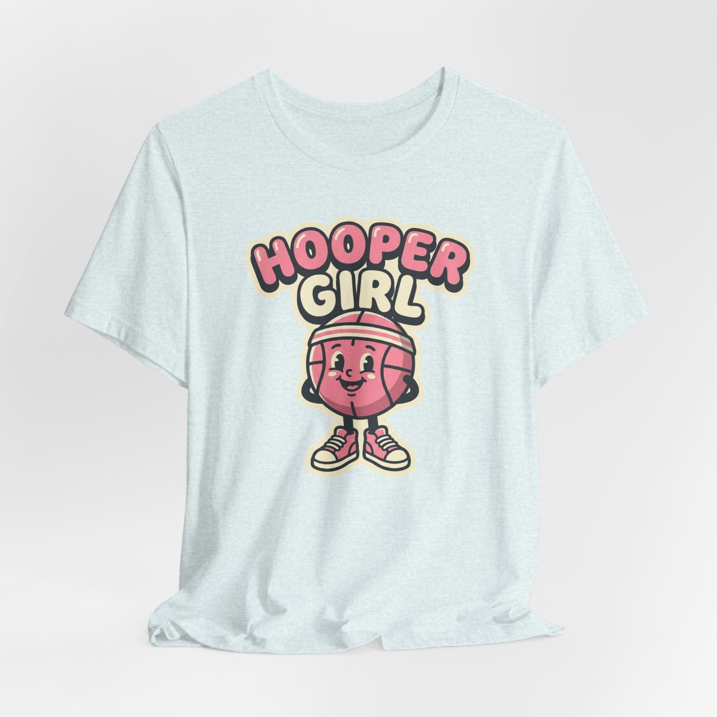 Hooper Girl Basketball T-Shirt | Retro Cartoon Tee | Perfect Gift for Female Players