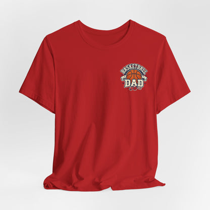 Basketball Dad Vintage T-Shirt | Coach Tee with Ball Graphic | Perfect Dad Gift
