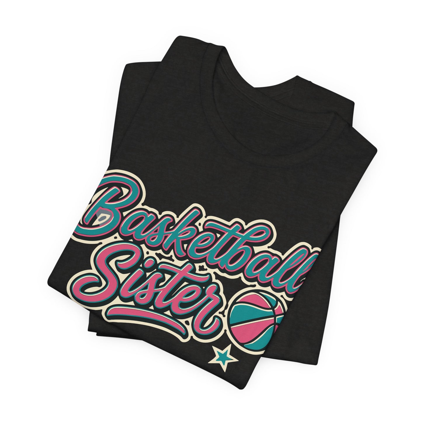 Basketball Sister Retro T-Shirt | Hooperin Tee | Perfektes Geschenk